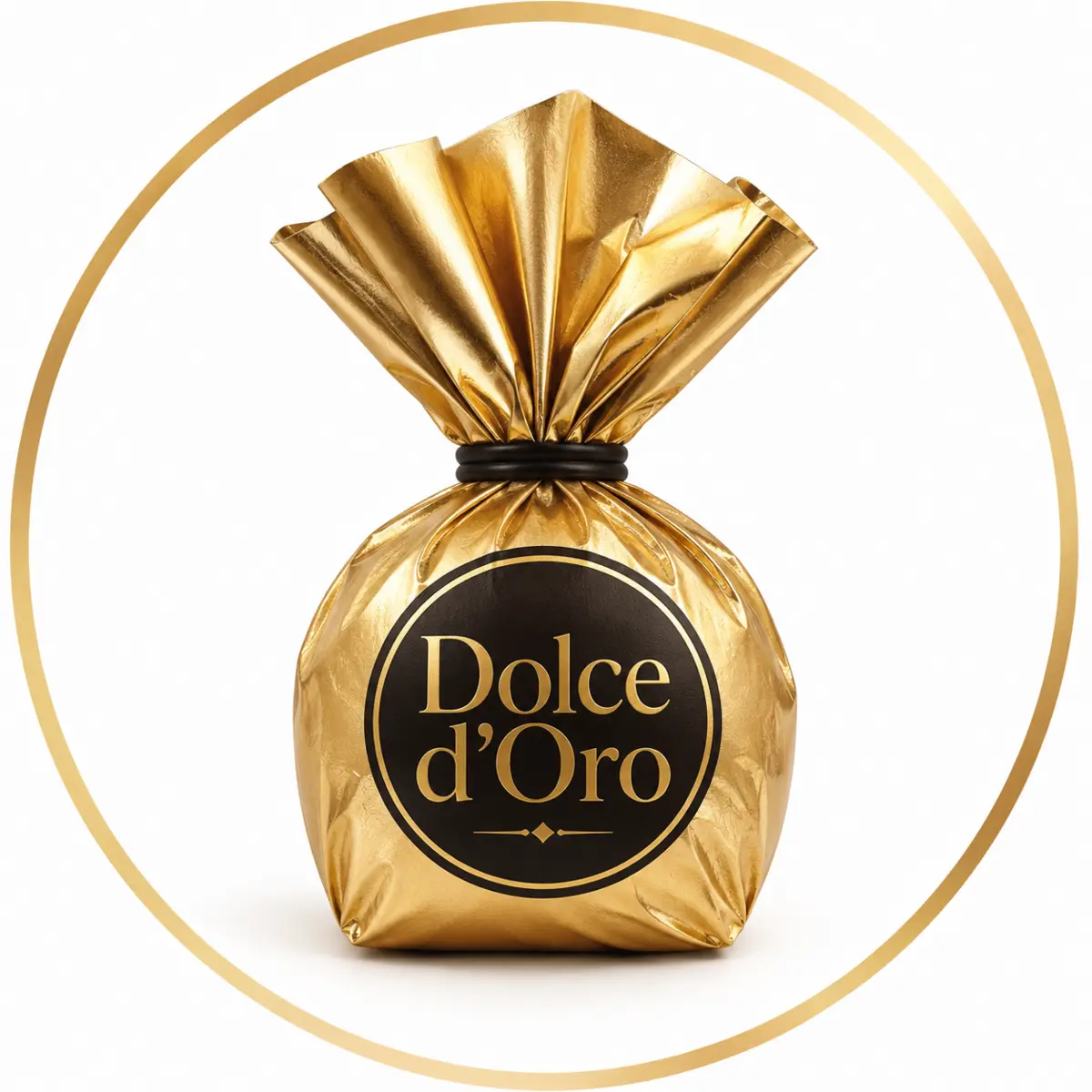 Dolce d’Oro – golden wrapped chocolate